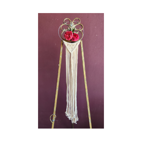 Macrame - draping for chairs 